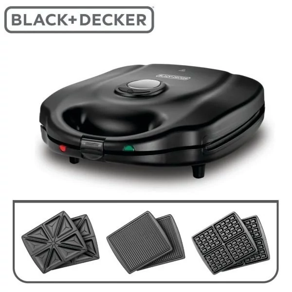 ساندویچ ساز 3 کاره بلک + دکر